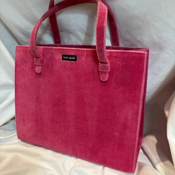 Kate Spade Fuchsia Velvet Tote - Picture 2 of 12